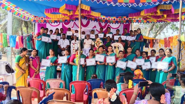 ಜ್ಞಾನವಿಕಾಸ ಕಾರ್ಯಕ್ರಮದ ಅಡಿಯಲ್ಲಿ ಹೊಲಿಗೆ ತರಬೇತಿ ಕಾರ್ಯಕ್ರಮ ಯಶಸ್ವಿ.