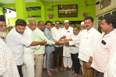ಮಸೀದಿಗೆ ₹2.50 ಲಕ್ಷ ದೇಣಿಗೆ ನೀಡಿದ ಶಾಸಕ ನಾರಾ ಭರತ್ ರೆಡ್ಡಿ