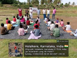 ಅಮೃತ್ ಸರೋವರ ದಂಡೆಯ ಮೇಲೆ ವಿಶ್ವ ಯೋಗ ದಿನಾಚರಣೆ